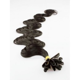 New Hair Extensions U Nail Flat Shape Pliers 3 Pcs Silicone 20 50cm Nail Tip U Human Hair Pre Bonded Extensions Wavy