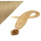 20" (50cm) Nail tip / U tip human hair pre bonded extensions - natural blonde