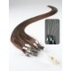 15" (40cm) Micro ring human hair extensions – medium brown