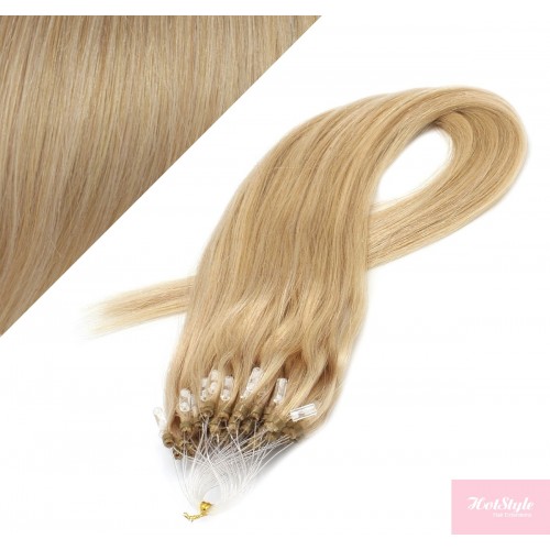 openbaring Misbruik Alcatraz Island 24" (60cm) Micro ring human hair extensions – natural blonde - Hair  Extensions Hotstyle