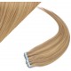 16" (40cm) Tape Hair / Tape IN human REMY hair - light blonde/natural blonde