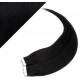 20" (50cm) Tape Hair / Tape IN human REMY hair - black