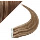 20" (50cm) Tape Hair / Tape IN human REMY hair - dark brown/blonde