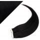 24" (60cm) Tape Hair / Tape IN human REMY hair - black