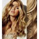 20" (50cm) Clip in wavy human REMY hair - natural blonde