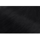 15" (40cm) Deluxe clip in human REMY hair - black