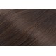 20" (50cm) Deluxe clip in human REMY hair - dark brown