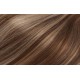 20" (50cm) Deluxe clip in human REMY hair - dark brown / blonde