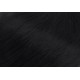 24" (60cm) Deluxe clip in human REMY hair - black