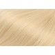 28" (70cm) Deluxe clip in human REMY hair - the lightest blonde
