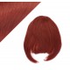 Clip in human hair remy bang/fringe - copper red