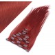15" (40cm) Clip in human REMY hair - copper red