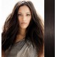 24" (60cm) Clip in human REMY hair - natural black