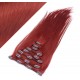 24" (60cm) Clip in human REMY hair - copper red