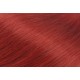 28" (70cm) Clip in human REMY hair - copper red