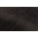 15" (40cm) Deluxe clip in human REMY hair - natural black