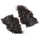20" (50cm) Deluxe wavy clip in human REMY hair - natural black