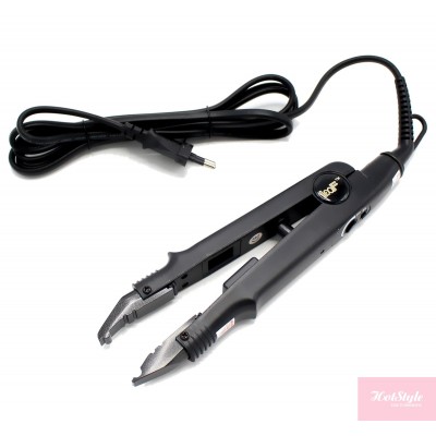 Professional hair extension iron - black