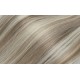 15" (40cm) Clip in human REMY hair - platinum/light brown