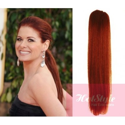 red hair extensions