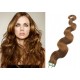 24˝ (60cm) Tape Hair / Tape IN human REMY hair wavy - light brown