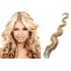 24˝ (60cm) Tape Hair / Tape IN human REMY hair wavy - platinum / light brown