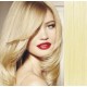 15" (40cm) Clip in human REMY hair 100g - the lightest blonde