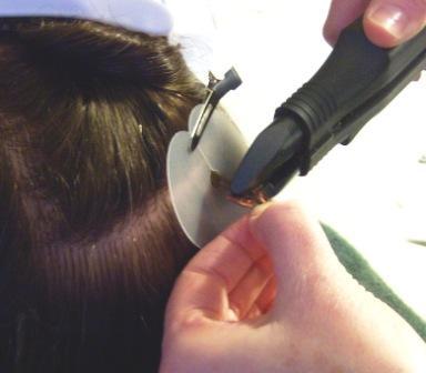 Prodloužení vlasů keratinem 3
