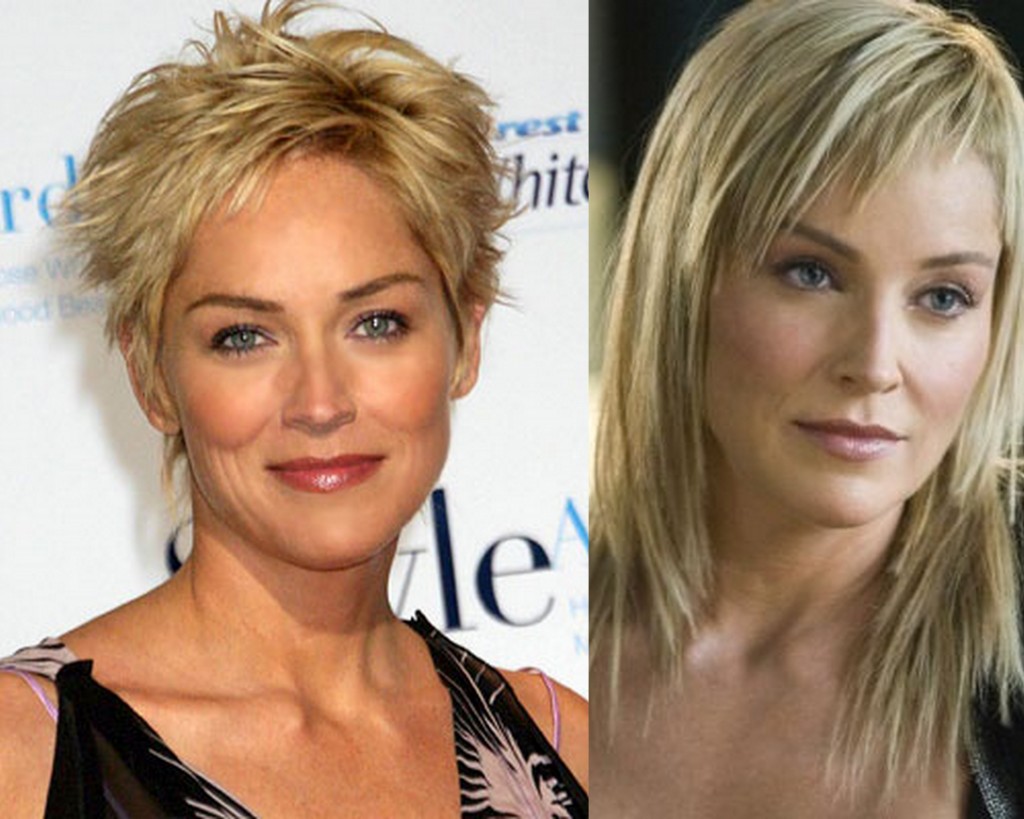 Sharon Stone Hairstyle  Short hairstyles for Women  Dot Com Women