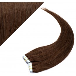 16" (40cm) Tape Hair / Tape IN human REMY hair - medium brown