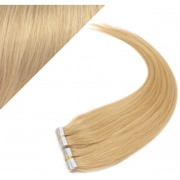 16" (40cm) Tape Hair / Tape IN human REMY hair - natural blonde