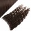 One piece clip human hair wefts