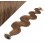 Nail tip / U tip hair extensions 20" (50cm) wavy