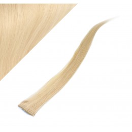 20" (50cm) clip in human hair streak - blonde